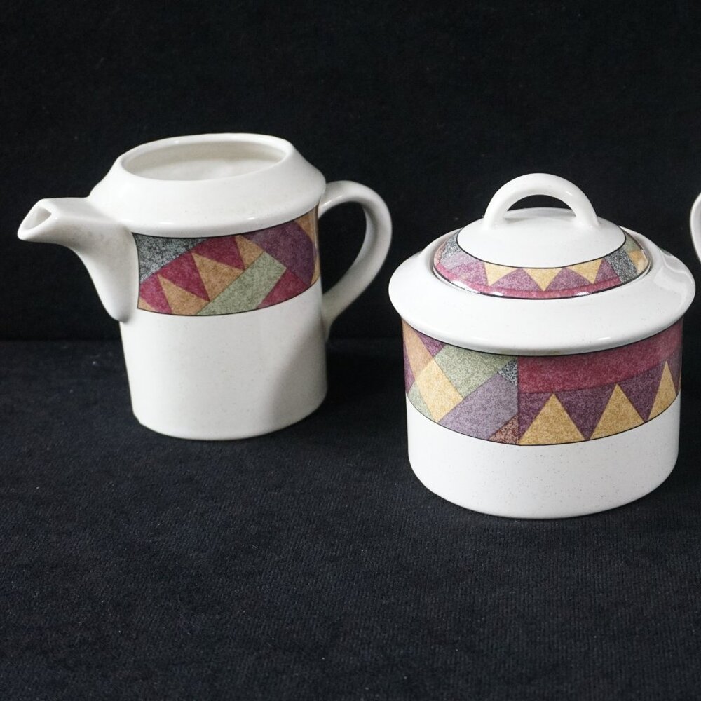Studio Nova Palm Dessert Two Cream and One Sugar Set